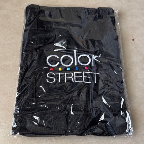 Color Street Handbags - Color Street Black Logo Tote